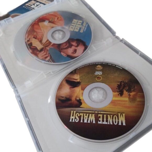 Western DVD 3 Movie Collection Set Tom Selleck Crossfire Trail Monte Walsh Plus - Picture 4 of 5